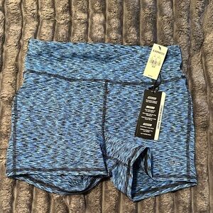 Express Heathered Blue Athletic Shorts